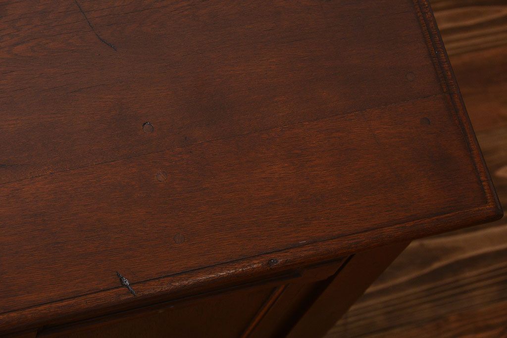 アンティーク家具　大正ロマン　彫刻が素敵でお洒落なカウンターテーブル