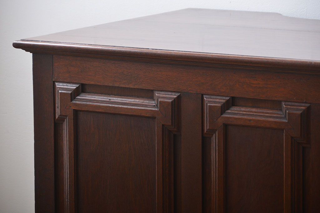 アンティーク家具　大正ロマン　彫刻が素敵でお洒落なカウンターテーブル