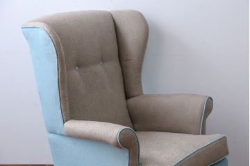 アンティーク家具　イギリスアンティーク　おしゃれな1人掛けソファ