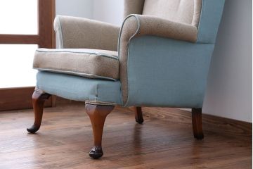 アンティーク家具　イギリスアンティーク　おしゃれな1人掛けソファ