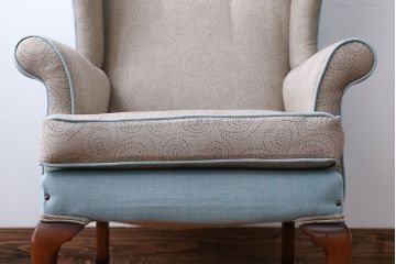 アンティーク家具　イギリスアンティーク　おしゃれな1人掛けソファ