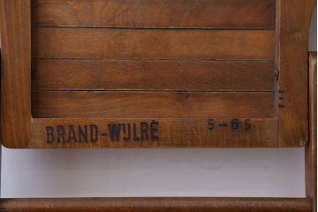 アンティーク家具　イギリスアンティーク　古い木製のフォールディングチェア(2)