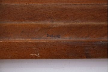 アンティーク家具　イギリスアンティーク　古い木製のフォールディングチェア2脚セット(2)