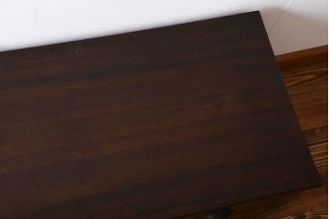 アンティーク家具　アンティーク　古い木製のワイドなテレビボード