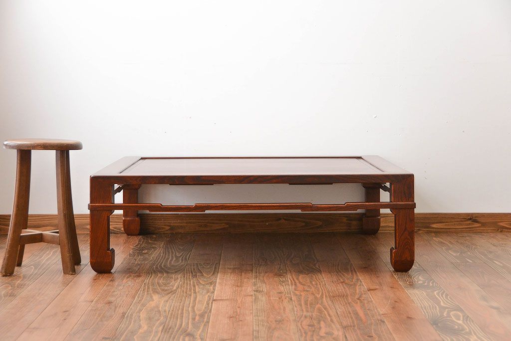 アンティーク家具　古民具・骨董　欅材の大きな座卓