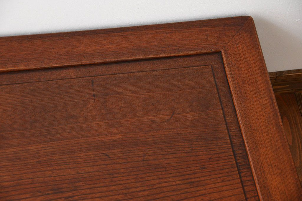 アンティーク家具　古民具・骨董　欅材の大きな座卓