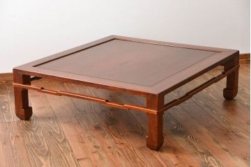 アンティーク家具　古民具・骨董　欅材の大きな座卓