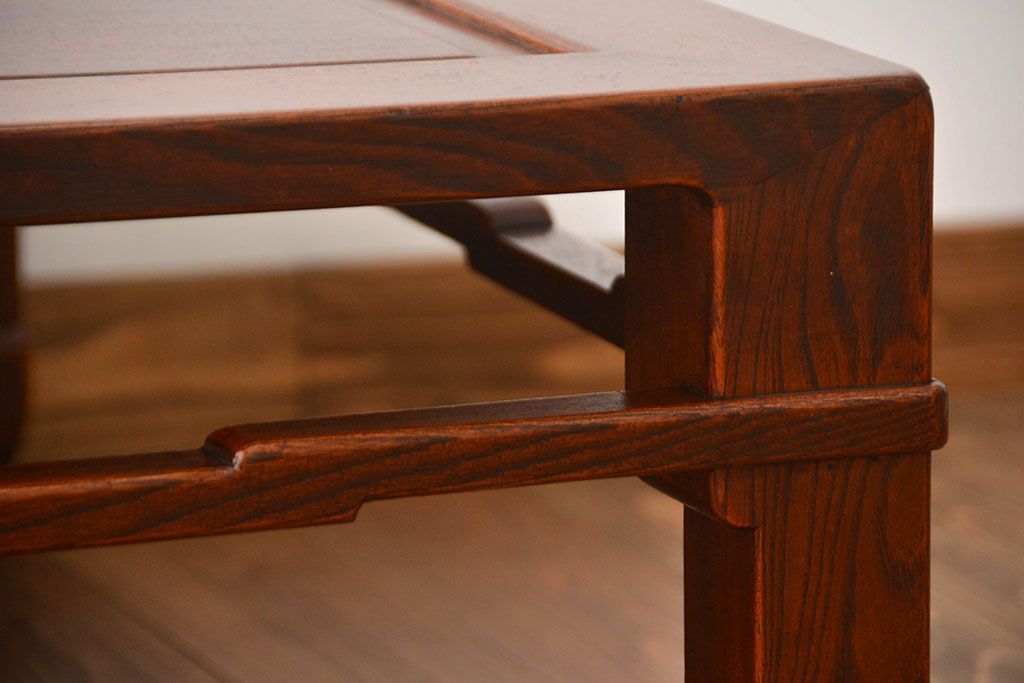 アンティーク家具　古民具・骨董　欅材の大きな座卓