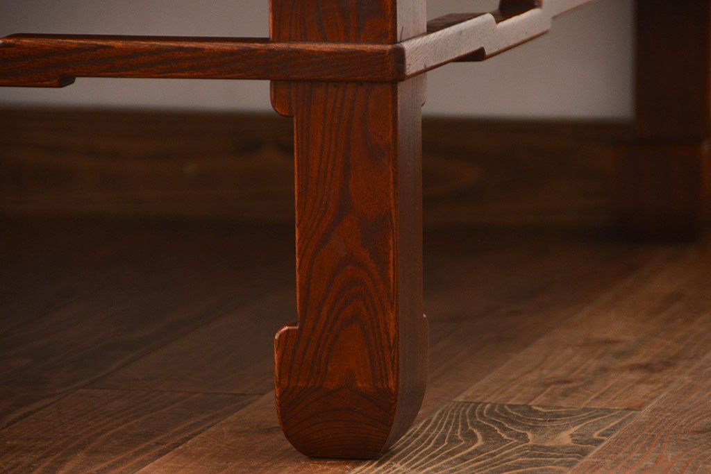 アンティーク家具　古民具・骨董　欅材の大きな座卓