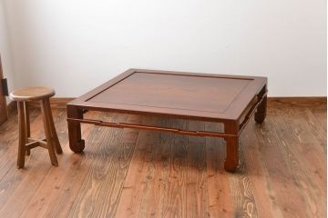 アンティーク家具　古民具・骨董　欅材の大きな座卓
