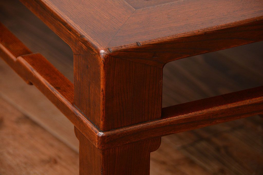 アンティーク家具　古民具・骨董　欅材の大きな座卓