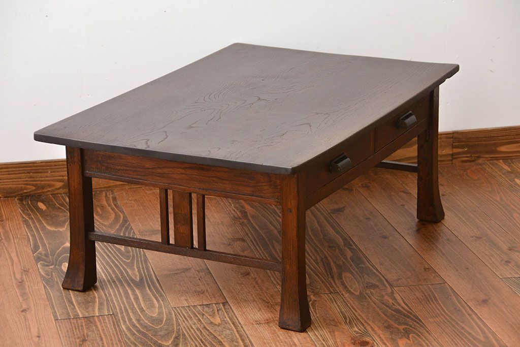 レトロ家具　昭和レトロ　古い木製の文机