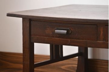 レトロ家具　昭和レトロ　古い木製の文机