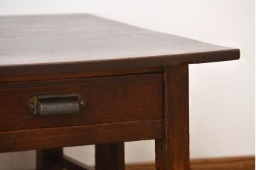 レトロ家具　昭和レトロ　古い木製の文机