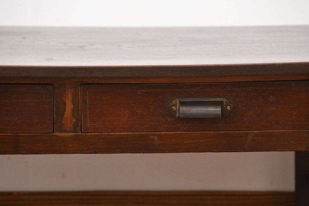 レトロ家具　昭和レトロ　古い木製の文机