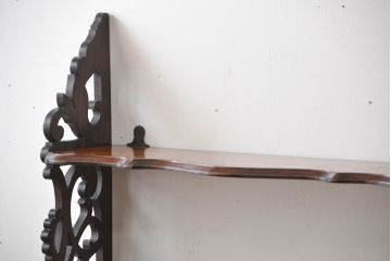 アンティーク家具　イギリスアンティーク　3杯引き出し付きウォールシェルフ