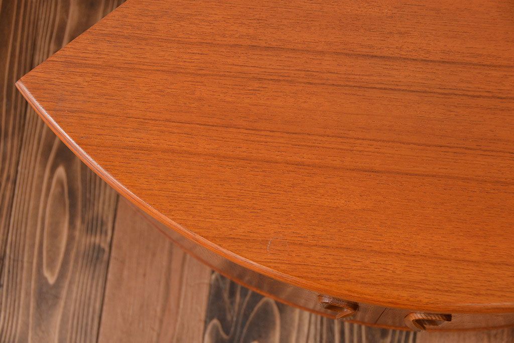 北欧家具　扉付きコーナーキャビネット