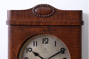 アンティーク雑貨　アンティーク　ドイツユンハンス製　壁掛け振り子時計