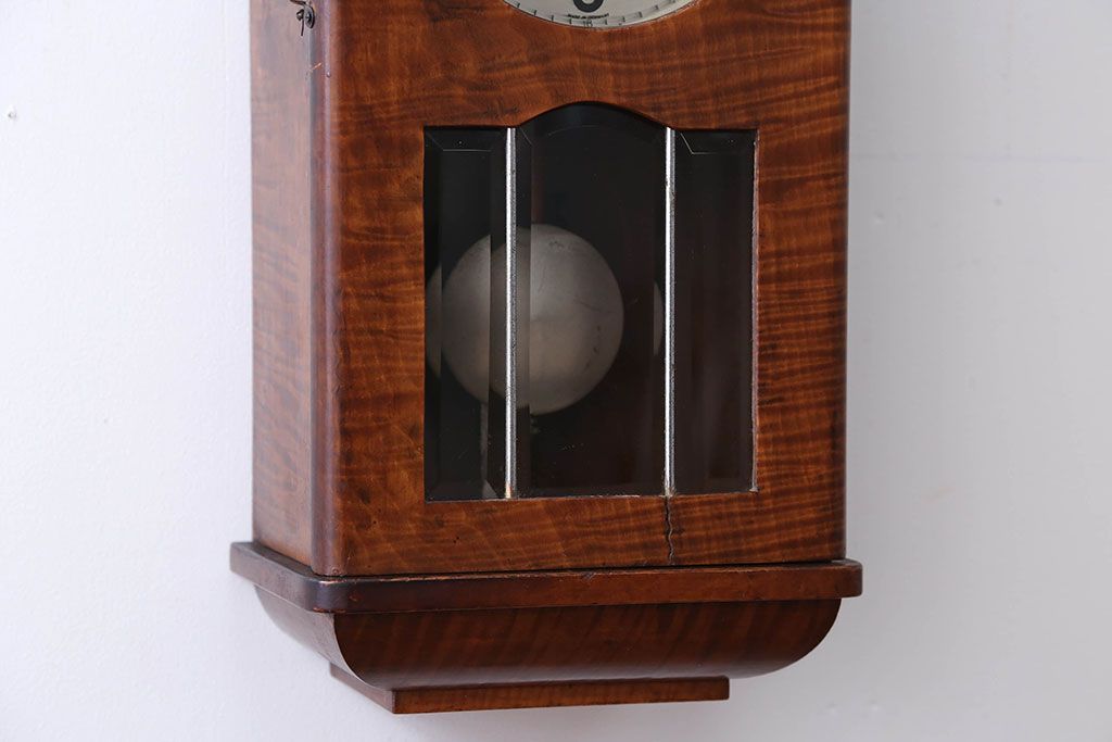 アンティーク雑貨　アンティーク　ドイツユンハンス製　壁掛け振り子時計