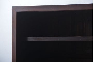 アンティーク家具　アンティーク　古い木製の脚付き重ね飾り棚