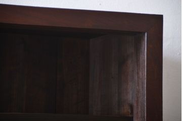 アンティーク家具　アンティーク　古い木製の脚付き重ね飾り棚