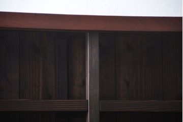 アンティーク家具　アンティーク　古い木製の脚付き重ね飾り棚