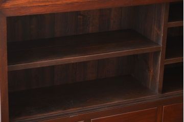 アンティーク家具　アンティーク　古い木製の脚付き重ね飾り棚