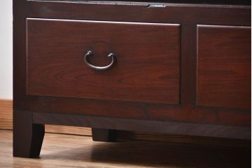 アンティーク家具　アンティーク　古い木製の脚付き重ね飾り棚