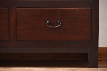 アンティーク家具　アンティーク　古い木製の脚付き重ね飾り棚