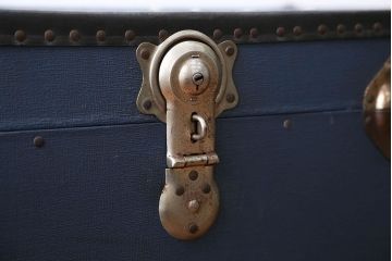 アンティーク雑貨　イギリスアンティーク　おしゃれで大きなトランク
