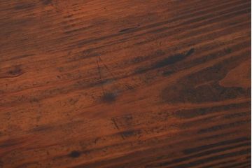 アンティーク家具　アンティーク　特大!古い木製のダイヤガラス入りカウンターテーブル