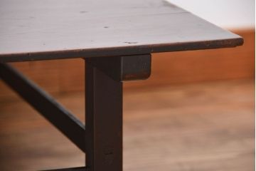 アンティーク家具　アンティーク　シンプルな角ちゃぶ台