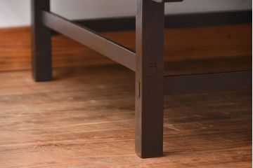 アンティーク家具　アンティーク　シンプルな角ちゃぶ台