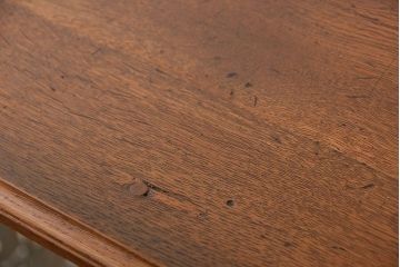 アンティーク家具　イギリスアンティーク　古材天板のシンガーミシンテーブル