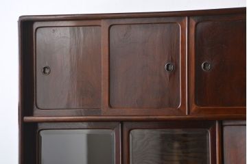 アンティーク家具　古民具・骨董　前面桑材張りの上質な茶箪笥