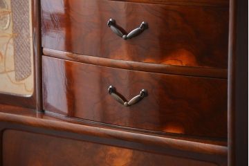 アンティーク家具　古民具・骨董　前面桑材張りの上質な茶箪笥