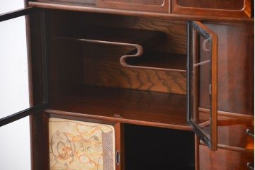 アンティーク家具　古民具・骨董　前面桑材張りの上質な茶箪笥