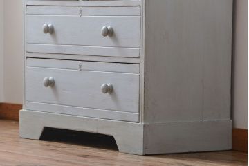 アンティーク家具　イギリスアンティーク　かわいいペイントチェスト