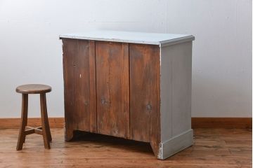 アンティーク家具　イギリスアンティーク　かわいいペイントチェスト