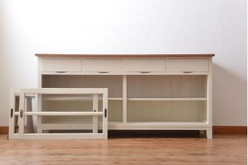 アンティーク家具　アンティーク　大きなペイントカウンターテーブル