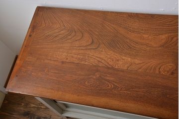 アンティーク家具　アンティーク　大きなペイントカウンターテーブル