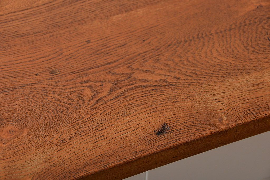 アンティーク家具　アンティーク　大きなペイントカウンターテーブル