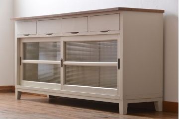 アンティーク家具　アンティーク　大きなペイントカウンターテーブル