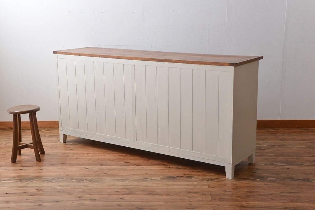 アンティーク家具　アンティーク　大きなペイントカウンターテーブル