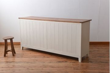 アンティーク家具　アンティーク　大きなペイントカウンターテーブル