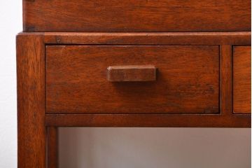 ヴィンテージ家具　北欧ビンテージ　チーク材の収納箱付きサイドテーブル