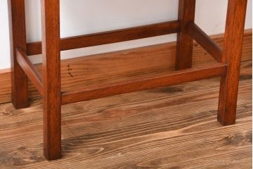 ヴィンテージ家具　北欧ビンテージ　チーク材の収納箱付きサイドテーブル