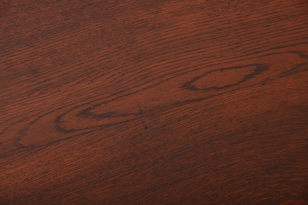 アンティーク家具　アンティーク　総無垢ナラ材の組み立て式両袖机