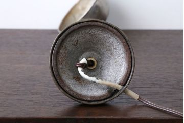 昭和レトロ　アルミシェード卓上スタンドランプ(1)