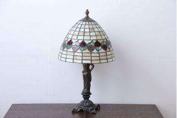 中古　ティファニーランプ(ステンドグラス)(定価約10万円)